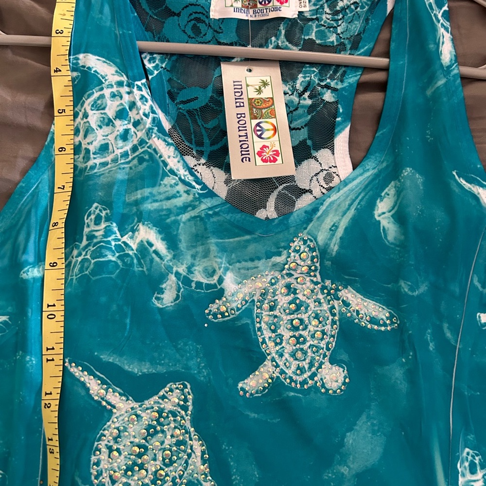 Beach Cover or sundress by India Boutique. One Size. Fits like a Small-Medium.